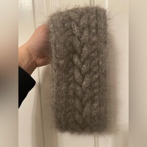 Hand spun Angora (rabbit fur) Headband
